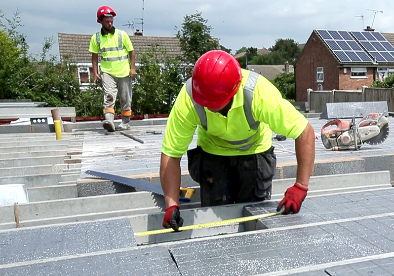 expanded polystyrene EPS flooring insulation – easy to install